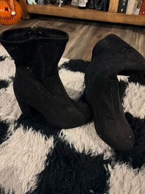 Torrid Women's Black Sparkle Ankle Boots